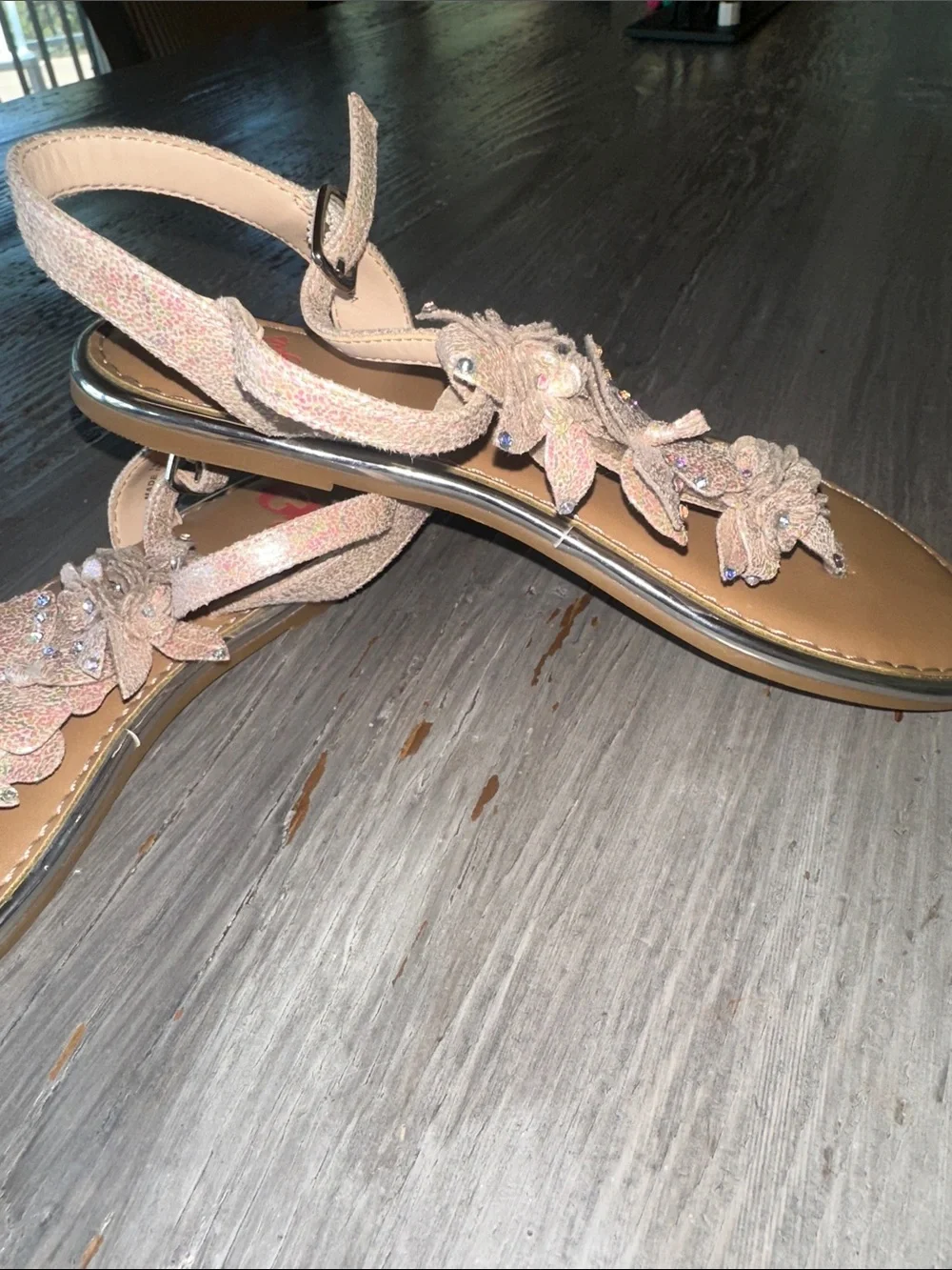 GB girls Tan Sandal